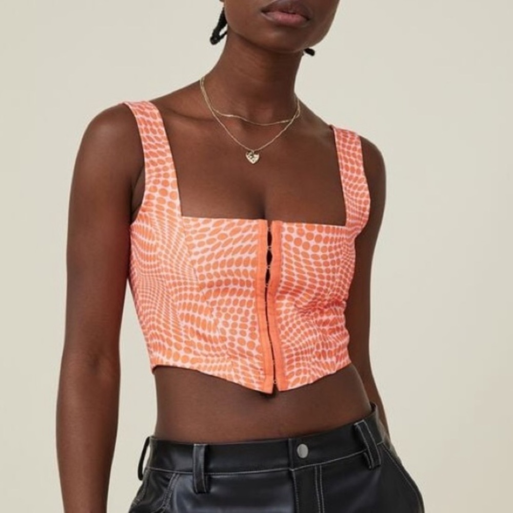 Cotton:On corset top NWT